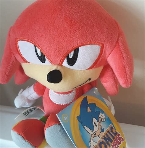 Sonic the Hedgehog Knuckles Plush 8" with Tags Sega Jakks Pacific ...