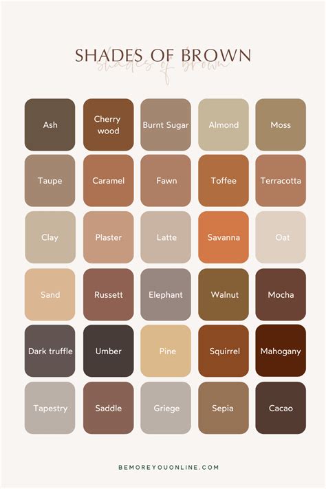176 Colour Names & Shades | Ultimate Brand Colour Bible