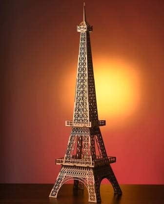 Lattice 3D Wooden Craft Eiffel Tower Model Kit Puzzle Toy - 3D Wooden ...