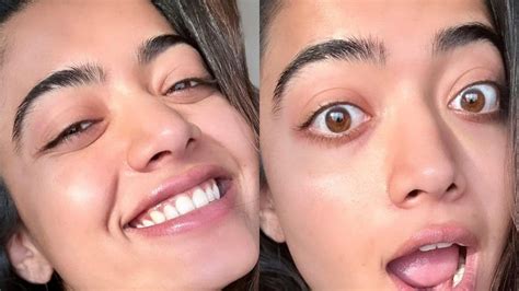 Rashmika Mandanna Flashes Million-Dollar Smile in Stunning Selfies, But Says 'Nowadays I Don't...'