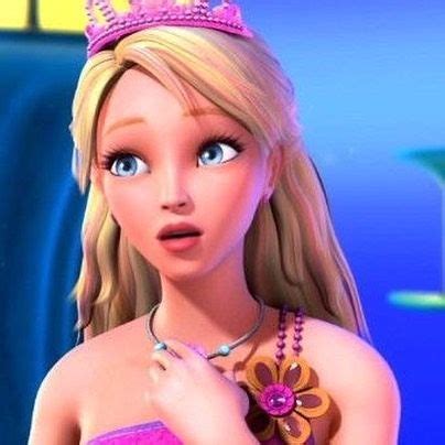 barbie the princess is wearing a tiara