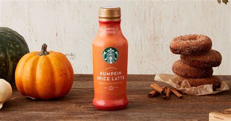 Bottled Starbucks Pumpkin Spice Lattes are here