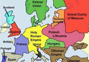 Map Of Europe 1492 442referencemaps Maps Historical Maps World History | secretmuseum