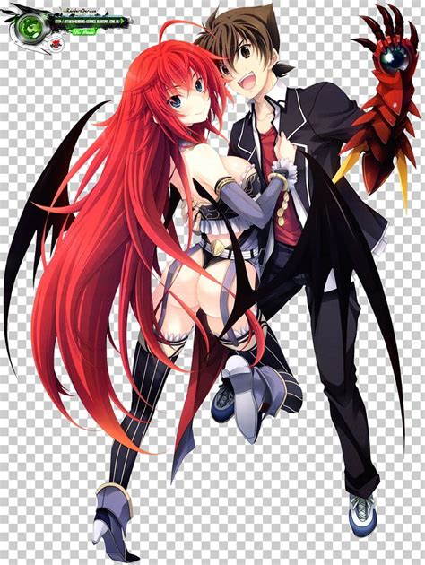 Rias Gremory Issei Hyoudou High School DxD PNG, Clipart, Action Figure, Anime, Black Hair, Brown ...