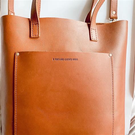 Portland Leather Goods - I'm Obsessed With This Tote & Wallet Combo ...