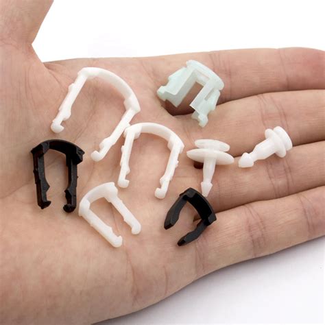 Mix 80pcs Car Pipe Joint U-clip Plastic U-shaped Clip Fittings Car Care Card Buckle Automotive ...