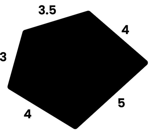 Area and Perimeter of a Pentagon