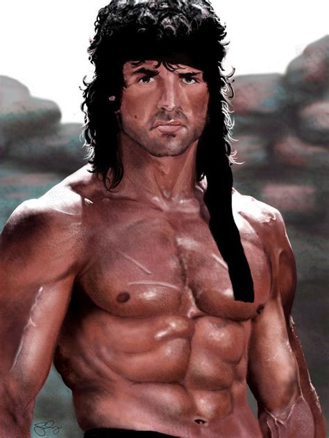 Sylvester Stallone Rambo Cover