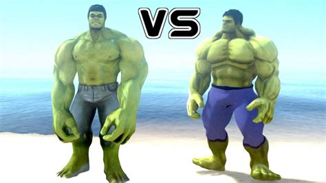 HULK VS THE INCREDIBLE HULK - EPIC BATTLE - YouTube