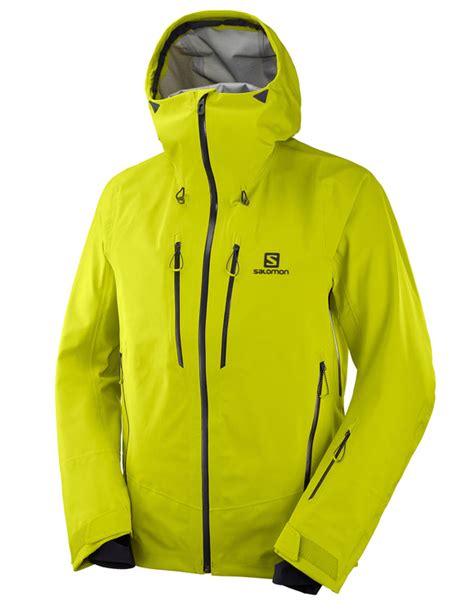 Salomon Mens Icestar 3L Shell Ski Jacket - Citronelle | Simply Hike UK