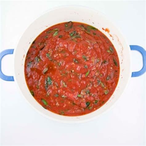 Spicy Italian Crushed Tomato Sauce - Brooklyn Farm Girl