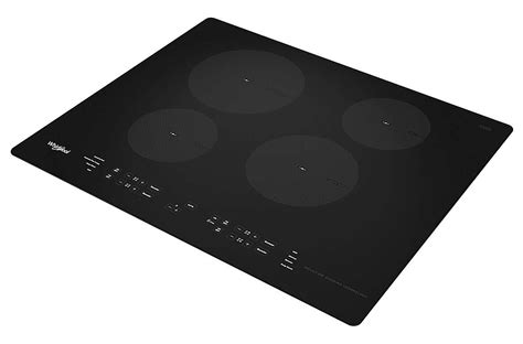 Whirlpool 24" Built-In Electric Induction Cooktop with 4 Elements with ...