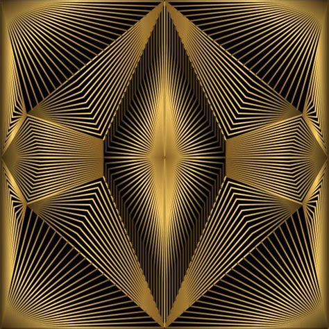 Premium Vector | Abstract geometric background with gold lines | Banner vintage, Fondos de pantalla