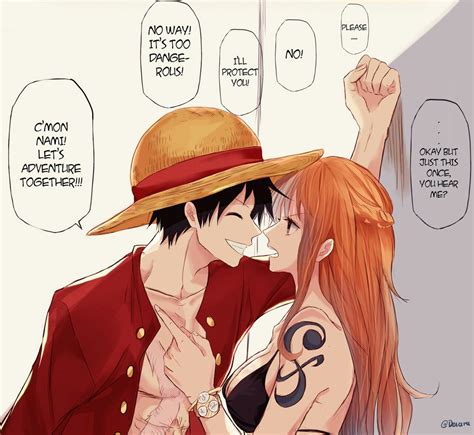 One Piece - Luffy x Nami | One punch man anime, One piece nami, One piece luffy
