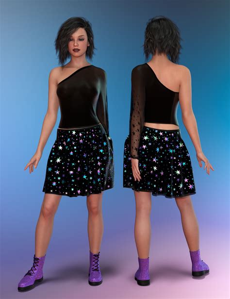 Poki for dForce Penney Outfit for Genesis 9 | Daz 3D