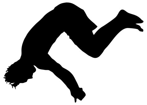 Download #FF0000 Somersaulting Man Silhouette SVG | FreePNGImg