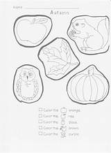 Autumn coloring Sheet  Early childhood Curriculums sketch template