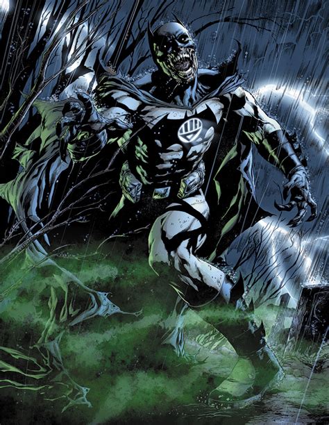 Black Lantern Batman by sinccolor on @DeviantArt Green Lantern Corps, Black Lantern, Green ...