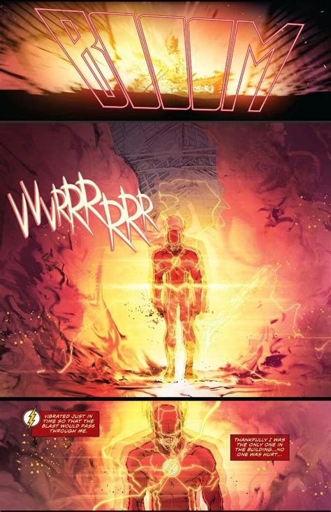 The Flash Phases Through An Explosion | Flash comics, Flash dc comics, Flash vs