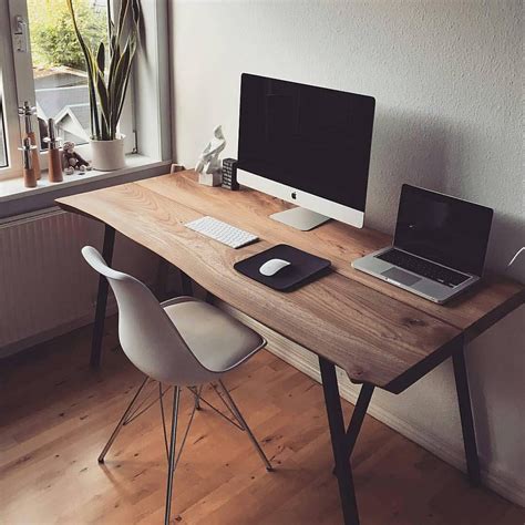 Simple Minimalist Office Desk For Small Room | Home decorating Ideas