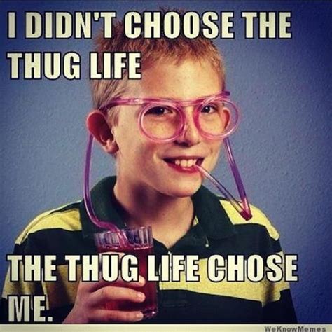 This thug later died of swag overdose Thug Life Meme, Life Memes, Life Humor, Life Quotes, Way ...