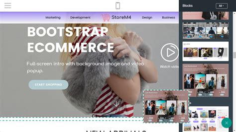 Bootstrap eCommerce Template Overview