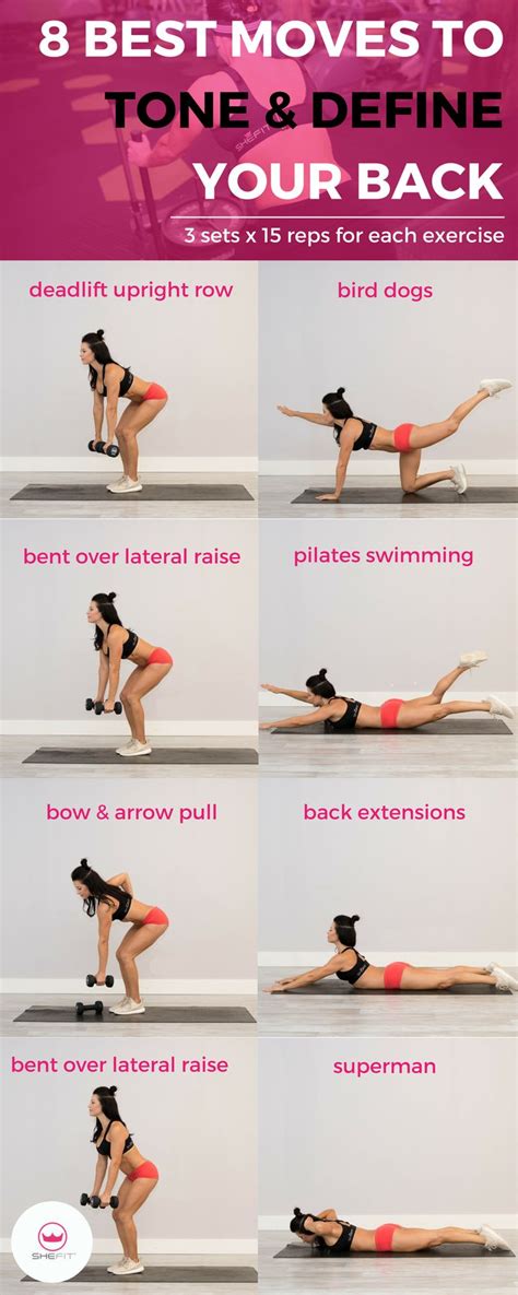 8 Awesome Exercises for Back Workouts at Home | Back fat workout, Back workout at home, Back ...