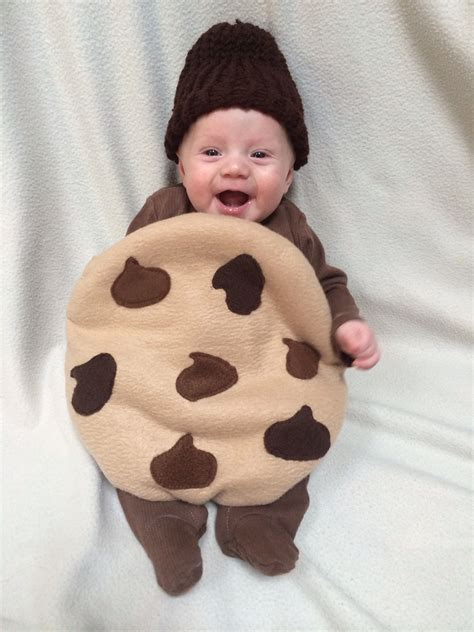 Chocolate Chip Cookie Costume | Cute baby halloween costumes, Baby halloween costumes, Baby costumes