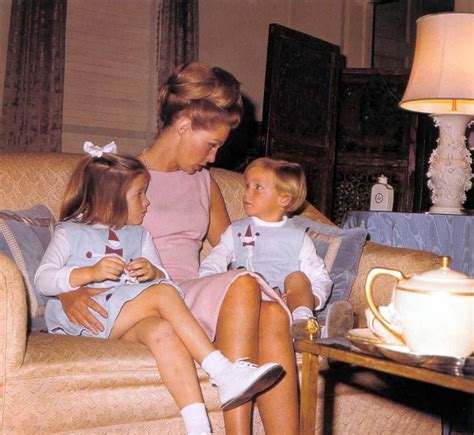 Joan with her two children Kara and Ted Jr. ☀ ☀ http://en.wikipedia.org ...