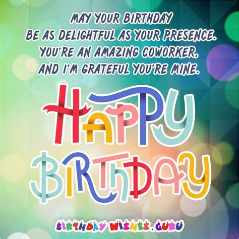 Happy Birthday Quotes for Office Colleagues Birthday Messages Suitable ...