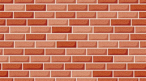 Premium Vector | Seamless red brick wall