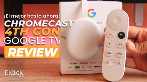 REVIEW Chromecast con Google TV 🔥| Chromecast 4th Gen | ANÁLISIS ...