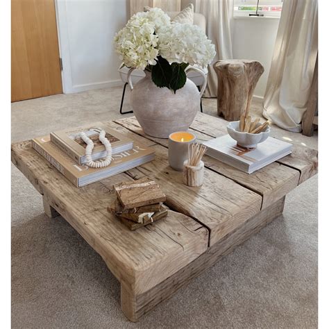 Rustic Reclaimed Wood Coffee Table - Robinson Interiors Ltd