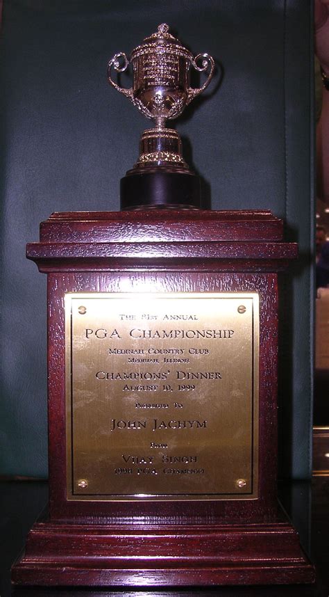 Lot Detail - Replica PGA Championship Trophy from Champions Dinner ...