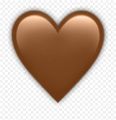 Brown Heart Emoji Sticker - Brown Heart Emoji Png,Brown Heart Emoji ...