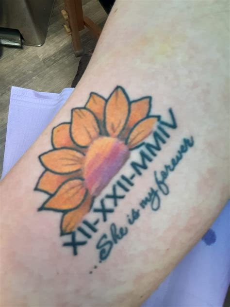 My sunflower sunset tattoo done today! : r/tattoo