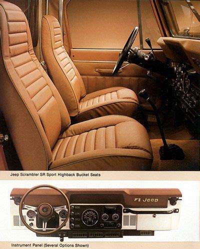 Jeep Scrambler Interior Ad | Vintage jeep, Mahindra jeep, Jeep yj