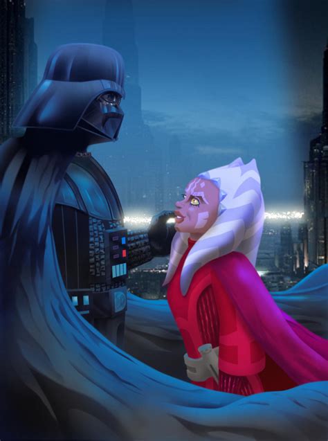 Darth Vader and Ahsoka Tano by MIKE00009 on DeviantArt