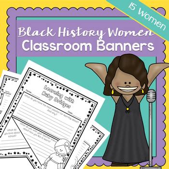 Black History Activities | Women | Printable Worksheets | Creative