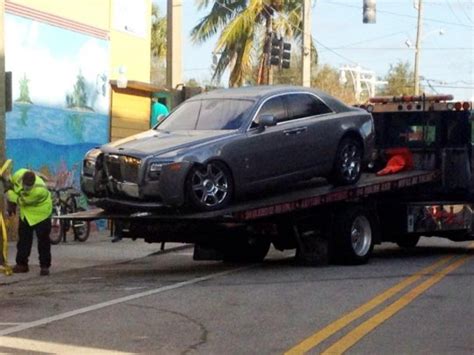 Rick Ross Crashes Rolls Royce During Drive-By Shooting | Celebrity Cars Blog