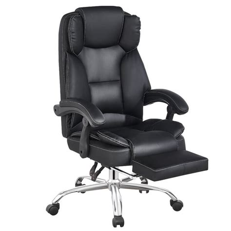 Inbox Zero Heavy Duty Ergonomic Executive Office Chair With Foot Rest Fully Reclining Office ...