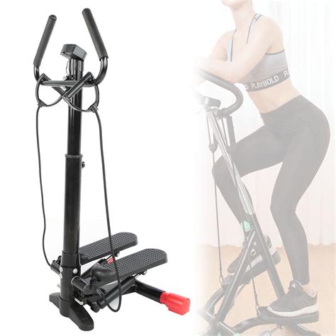 LYUMO Indoor Work Out Stepping Machine Exercise Stepper with Handlebars ...