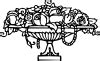 Roses Ornament clip art (127049) Free SVG Download / 4 Vector