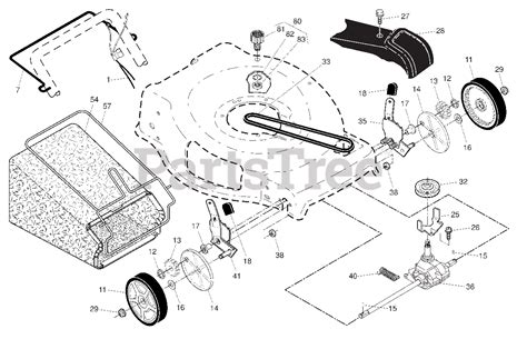 Ariens 961469 (961420114-00) - Ariens 22" Self-Propelled Walk-Behind Mower, Honda Mower Assembly ...