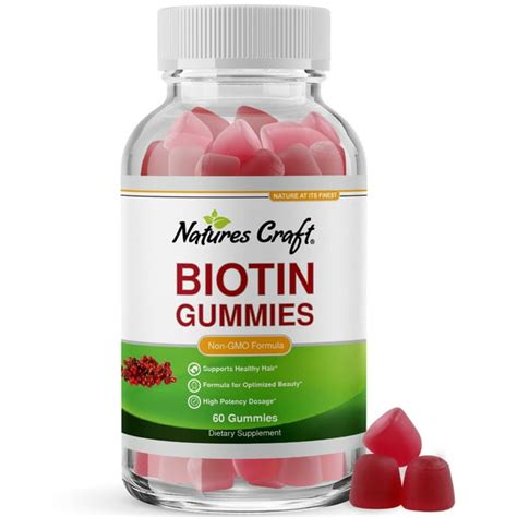 Biotin Gummies for Hair Growth Hair Skin and Nails Gummies for Women ...