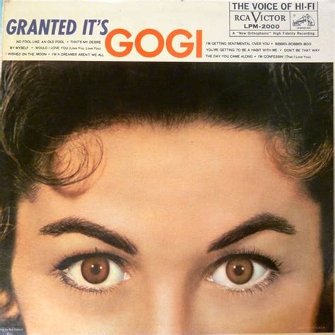 Gogi Grant: Granted... it's Gogi (LP, Mono)