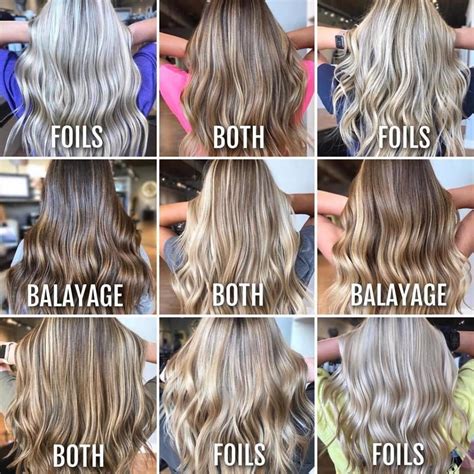 Técnica de Foilyage vs balayage #haircolorbalayage,Foilyage vs Barrido ...