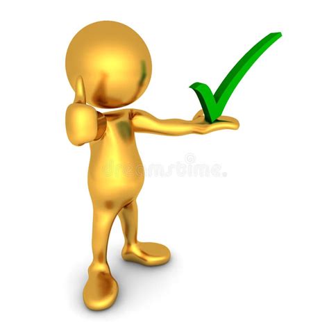 YES - Thumbs up stock illustration. Illustration of success - 16253806