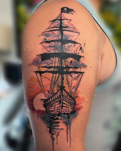 Ship Tattoos Designs