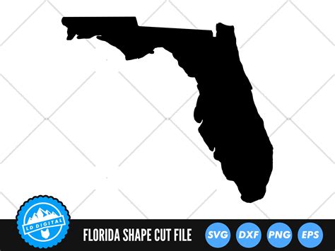 Florida State SVG Files Florida Silhouette Cut Files - Etsy